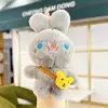Lindo llavero de cordero de peluche, muñeco de peluche, colgante para bolso de pareja, juguete de máquina de peluches, accesorio de regalo