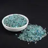 Grava Gris Fósforo Azul Natural Apatita Transparente Piedra de Purificación Desmagnetizadora Decoración DIY para Epoxi Decoración de Bonsái Paisaje