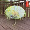 Guarda-chuva de Papel de Óleo Pétala Borla Clássico Meninas Dança Desempenho Adereços Dinastia Han Guarda-chuva de Fotografia Decoração Cheongsam Guarda-chuva Infantil