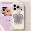 Adequado para capas de celular Apple 17 Pro Max e iPhone 16: minimalista, resistente a quedas e com um elegante design de chapéu rosa, estrela e elefante