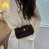 2026 Nuevo Bolso de Cadena Cuadrado con Diseño de Diamantes Estilo Fragancia Pequeña para Mujer, Bolso Cruzado de un Solo Hombro con Sensación de Alta Gama, Bolso Pequeño Cuadrado para el Trabajo