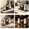 Dispensador de Vasos Desechables Color Nogal Estilo Vintage Seleccionado Cuidadosamente Portavasos de Papel de Alta Estética Portavasos para Rincón de Café