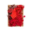 [Paquete de Materiales A5 en Relieve] Flores Secas Flor Eterna Marco de Fotos Paquete de Materiales en Relieve Material Floral DIY Vela de Aromaterapia Flores Secas