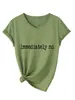 Amazon eBay Tienda Independiente Moda Casual para Mujer Camiseta Versátil de Manga Corta con Cuello en V para Comercio Exterior