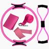 Set de Pilates de cinco piezas para fitness toalla de yoga cinturón de tensión anillo de tensión máquina de tensión fitness yoga estilo transfronterizo