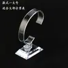 Suporte de Relógio Exibidor Rack de Exibição Suporte de Relógio com Anel C Fotografia Criativa Acrílico Base Giratória de Mesa Ornamento Microfone de Mão