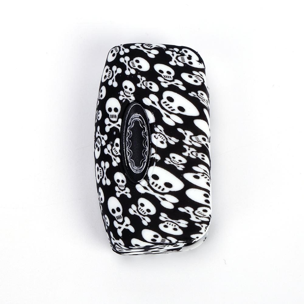 福特经典福克斯折叠3键无标水转印骷髅头