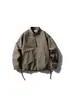 Rumen 2025 Primavera y Otoño Chaqueta con Solapa Estilo Japonés Retro Ropa de Trabajo Más Fácil de Combinar Suelta Casual Moda Top Tops para Hombre