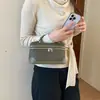 Bolso pequeño retro esmerilado de nicho de moda transfronterizo para mujer, nuevo modelo 2026, bolso cruzado de bloques de color, bolso cuadrado pequeño elegante y simple