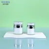 Frasco de Pressão a Vácuo de Acrílico Frasco para Creme 30g 50g Frasco para Loção Frasco para Creme Facial Frasco Refil para Protetor Solar Guangzhou em Estoque