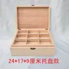 Caja de Joyería Grande de Madera de Doble Capa con Múltiples Compartimentos Caja de Madera Caja de Almacenamiento Wenwan Caja de Adornos Caja de Cosméticos Caja de Regalo