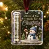 Nuevas decoraciones navideñas acrílicas de venta caliente transfronteriza, colgantes creativos, adornos navideños acrílicos