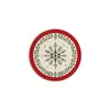 Porta-copos de diatomita de Natal, redondo, tipo duro, absorvente de água, secagem rápida, tapete isolante térmico, tapete de mesa anti-escaldante, personalizável com padrão e logotipo