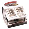 Promoção Imperdível 110mm Prata Porta-Cigarros Semiatomático Aço Inoxidável Metal Case Porta-Cigarros