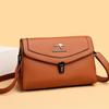 Bolso Cruzado de Hombro para Mujer Estilo Coreano de Moda Yanli Kangaroo Recomendado para Madres de Edad Media, Bolso Cruzado de Cuero Suave, Versátil para el Uso Diario, Bolso de Mano