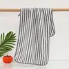 Toalla de Terciopelo Coral Rayada Absorbente Suave Engrosada Juego de Toallas Toalla Facial para Pareja Toalla de Baño de Uso Diario para Adultos