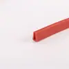 Tira de Sellado en Forma de U Borde Tira de Caucho de Silicona Tira Ranurada Vidrio Acero Inoxidable Tira de Sellado Protectora Equipo Mecánico Tira en Forma de U
