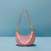 Bolso Diseño Nicho Bolso Sobaco Retro 2025 Primavera y Verano Nuevo Primavera Versátil Un Hombro Cruzado Media Luna Silla de Montar