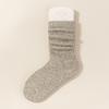 Calcetines para niños de otoño cuidadosamente seleccionados, calcetines creativos de media caña de color puro, calcetines de felpa de color caramelo, calcetines de bebé de algodón puro para hombres y mujeres