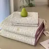 Exportado a Corea, Cubre Cama de Algodón Doble Cara con Relleno Acolchado, Sábana de Cama Antideslizante para Tatami de Cuatro Estaciones, Colchoneta Fina, en Stock para Venta al por Mayor