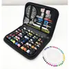 Caja de Kit de Costura Portátil, Herramientas de Costura para el Hogar, Juego de Kit de Costura de 10 Piezas, Juego de Herramientas de Costura, Caja de Kit de Costura