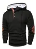 Otoño e Invierno Nuevo Transfronterizo Europeo y Americano Amazon Sudadera con Capucha Jacquard de Color Sólido para Hombre Top Deportivo Casual Holgado Chaqueta