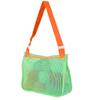 Bolsa de Almacenamiento de Papelería de un Solo Hombro, Bolsa de Playa para Colección de Juguetes de Pegatinas, Malla para Ropa de Niños, Tela de Malla Engrosada Plegable