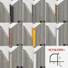 Tira de acabado para panel de pared de 18 mm, chapa de madera, tira de acabado de aleación de aluminio, tira de acabado metálica, línea de acabado de línea I de 18 mm