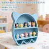Decoração de Casa de Bonecas com Laço 3D Modelo de Armário Suporte de Exibição Multicamadas Brinquedo Bule Camada de Exibição de Perfume Prateleira de Exibição em Camadas