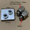Bloco de Resfriamento a Água para Laptop Micro Alumínio Placa Fria Dissipador de Calor de Chip Pequena Fina Placa Fria Substitui Tubo de Cobre