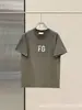 Camiseta de Manga Corta Fog Essentials para Hombre Resistente de Pareja Moderna Holgada Estampado Colorido Moda Juvenil de Verano