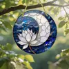 Nuevo producto transfronterizo de Amazon: decoración colgante acrílica estilo bohemio, disco acrílico colorido para decoración interior y exterior