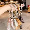 Bufanda trenzada para el pelo de niños con cinta para el pelo y diadema, diadema integrada de perlas para niñas, nuevo estilo 2026, accesorio para el pelo