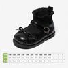 [Mismo Estilo que en el Centro Comercial] Botas de Piel Snuffy para Niñas Nuevo Estilo Otoño e Invierno 2026 Cálidas con Forro de Felpa Antideslizantes Zapatos de Nieve para Niños