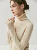Estética Básica! Tricô Feminino de Cashmere para Bebê com Gola de Pelo Tricô de Lã Solto para Usar por Baixo Tricô Sem Costura