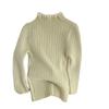 5 Suéteres Suaves de Media Cuello de Tortuga Waxy para Mujer 6 Camisa de Punto Interior para Niños Otoño e Invierno 4 Suéter de Encaje para Niña de 39 Años