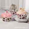 Embalagem de panificação NEATAL seleção multicolorida porta-papel para muffin e bolo cor sólida embalagem independente 50 porta-papel neve beleza