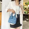 Bolsa de Mão com Design Personalizado de Nicho Coreano Nova Moda Casual Feminina Bolsa Camisa 2025 Bolsa Transversal Simples Tendência