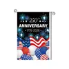 Bandera de Jardín del 250 Aniversario de Estados Unidos Transfronteriza Decoración para Fiesta Festiva Colgante para Patio Exterior