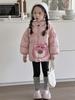 Chaqueta de plumón para niños, invierno 2024, nueva chaqueta de plumón para niñas, nueva GB 90, abrigo de plumón de pato blanco con capucha para bebés.