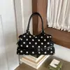 Bolsa de Mão, Bolsa de Ombro, Bolsa Tote, Bolsa para o Trabalho, Bolsa Saco Versátil, Design de Bolinhas Nicho Estilo Coreano Novo, Primavera/Verão 2026