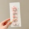 Pinza para Flequillo Infantil, Herramienta para Peinar el Cabello, Pinza de Felpa para Niñas de Principios de Primavera, Pasador de Moño para Bebé, Accesorio para el Cabello