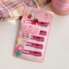 Pinzas para el cabello de dibujos animados lindos para niñas pequeñas, pinzas para el cabello de bebé para la parte posterior de la cabeza, pinzas para flequillo, pinzas laterales, accesorios para el cabello