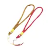 Peça de cordão de mão de alta qualidade, espessa e tecida à mão, peça de cordão para brincar de DIY, corda de pulso masculina, lote solto
