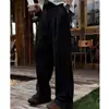 Pantalones Casuales Retro de Lino Tencel Estilo Old Money para Hombre Verano Holgados y Caídos Pantalones de Traje de Algodón Lino Rectos de Pierna Ancha