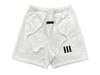 Shorts Casuais Largos de Algodão Puro Colaboração Linha Principal Essentials Fog Stack Três Listras Casal
