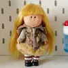Colgante de muñeca de patata popular y famoso en Internet de 14 cm, colgante para mochila, muñeca exquisita, regalo de cumpleaños, lindo peluche