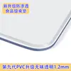 Tapete de Mesa Transparente de PVC Macio, Tapete de Cozinha à Prova de Óleo e Manchas, Tapete de Mesa de Centro, Tapete de Mesa de Escritório, Resistente ao Desgaste, Toalha de Mesa de Cristal Lavável