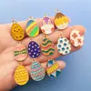 Huevos de Pascua Transfronterizos, Conejos, Hojas de Arce de Acción de Gracias, Calabazas, Accesorios Creativos de Bricolaje, Llaveros, Colgantes Pequeños