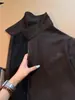 Estilo Old Money Sudadera con Capucha y Cuello Alto de Espiga para Hombre Otoño Chaqueta Corta Americana Casual para Viajes Diarios Top de Alta Gama